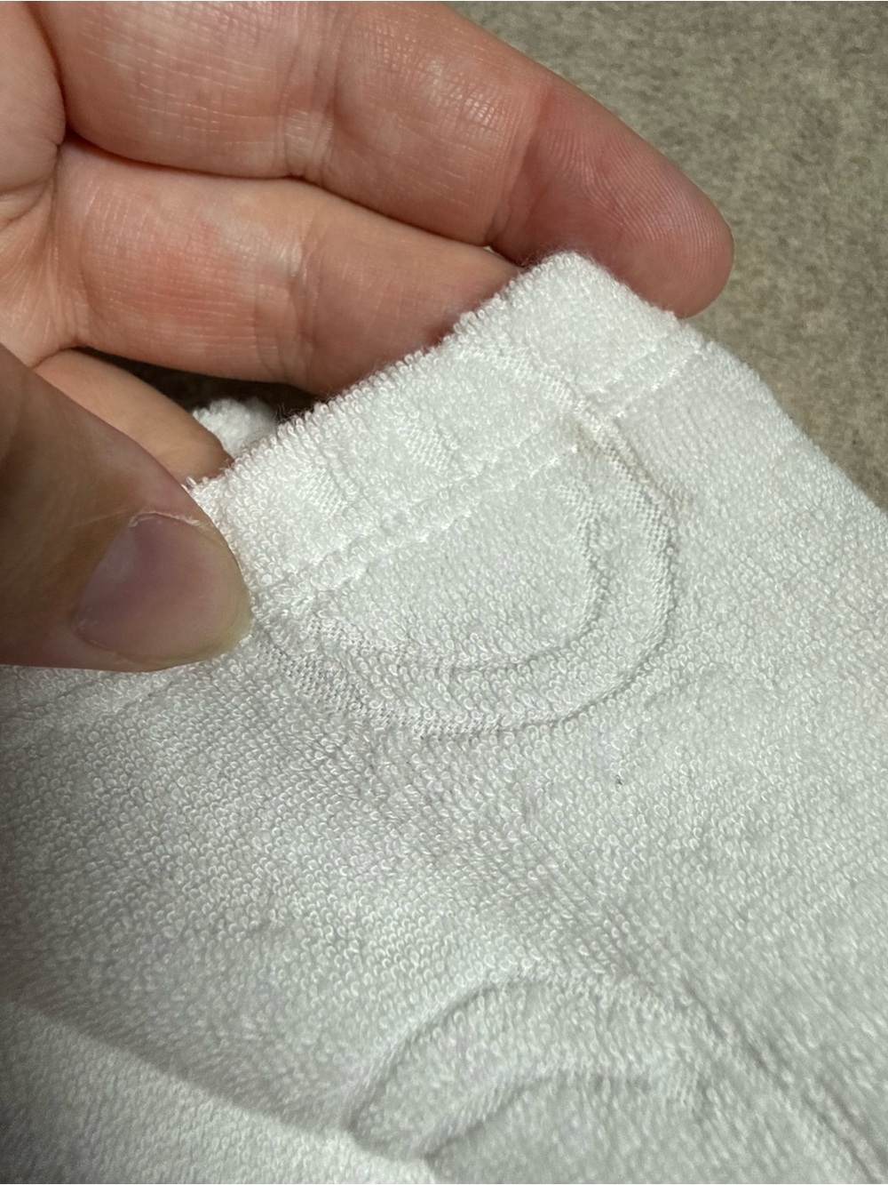 aerie White Embossed Smiley Crop Tee - Picture 8 of 8